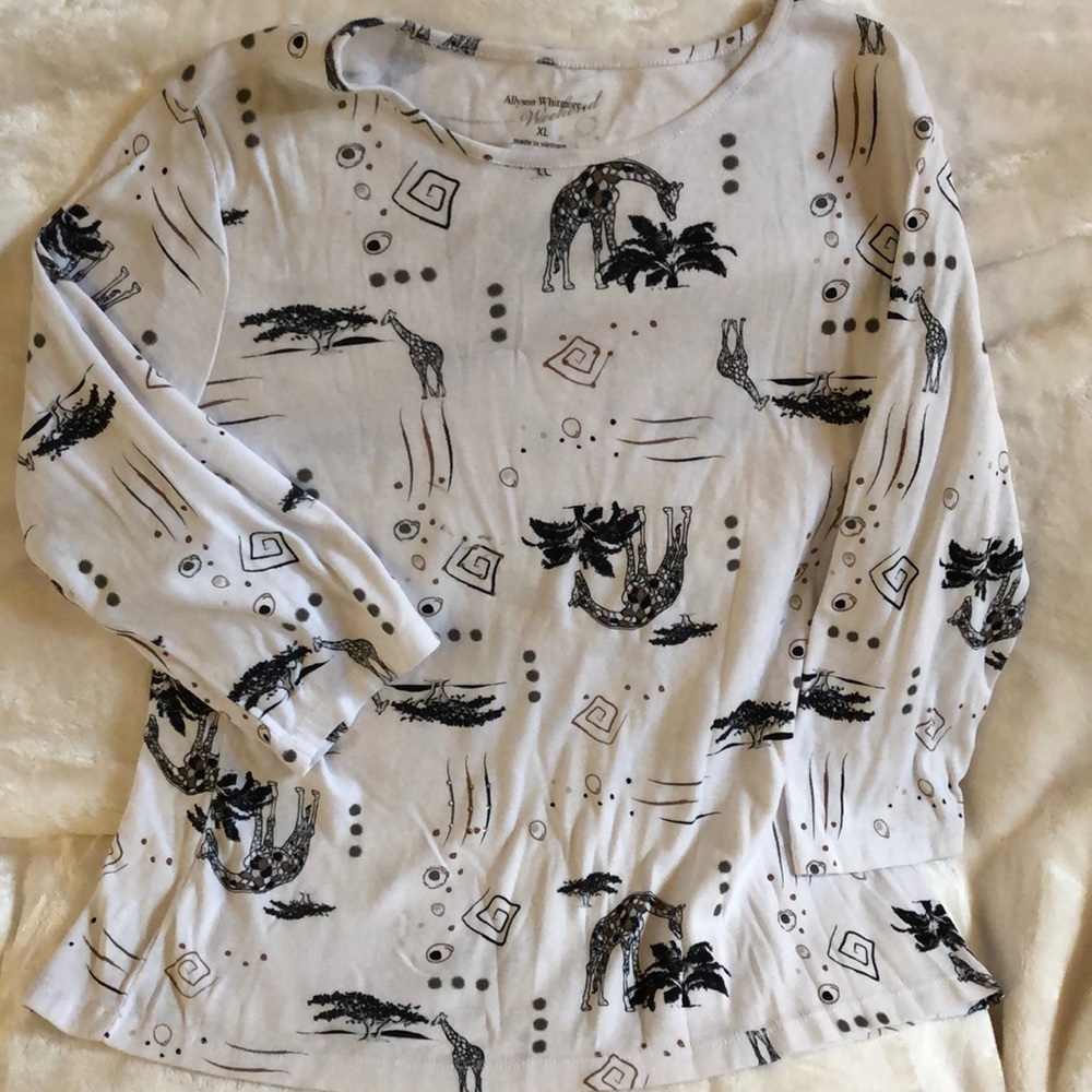 Alison Whitmore 3/4 sleeve shirt